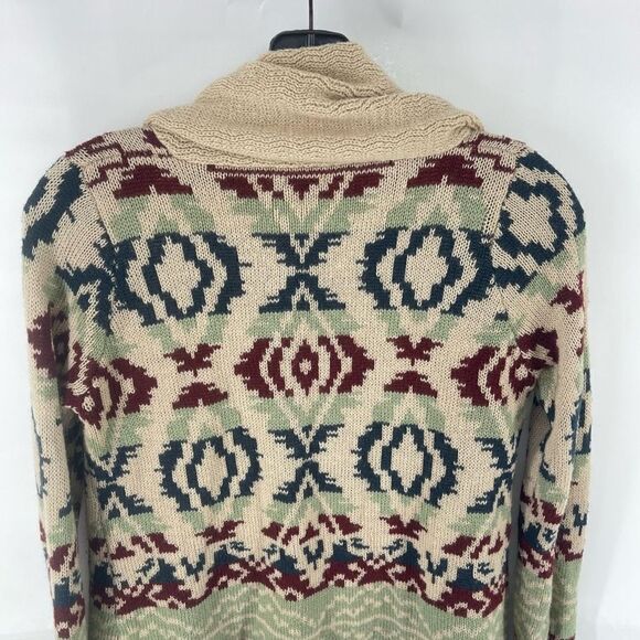 Charlotte Russe Women's Cardigan Sweater Open Front Acrylic Knit southwestern Sm - Picture 8 of 11